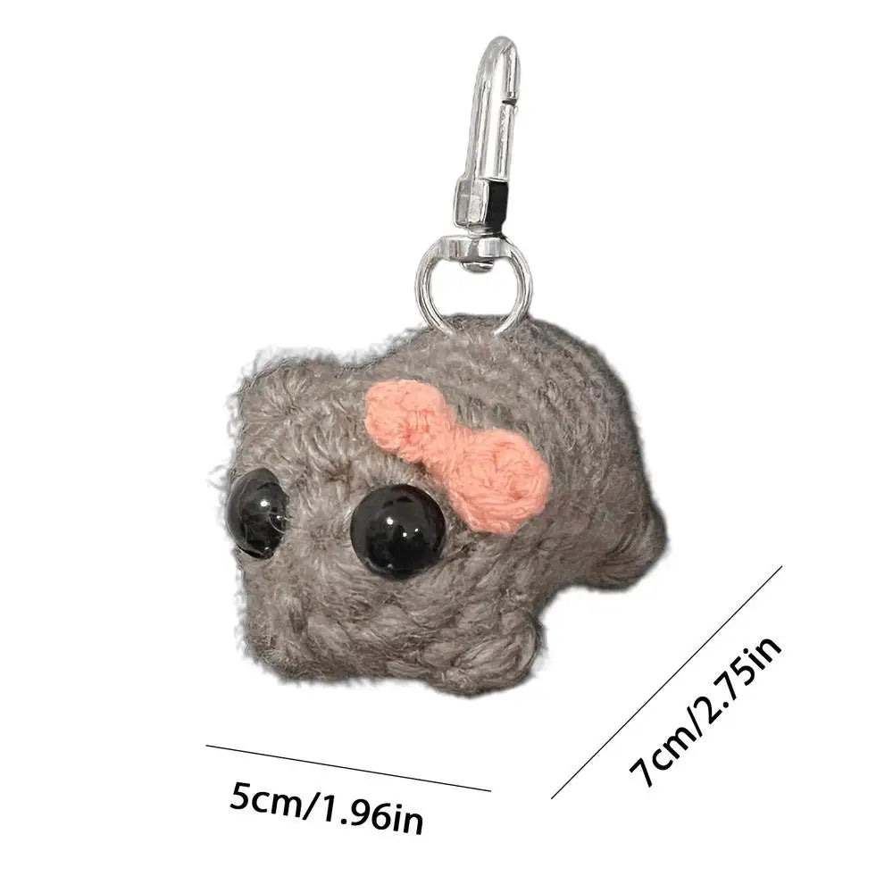 Sad Hamster Keychain Buddy