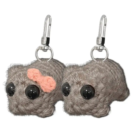 Sad Hamster Keychain Buddy